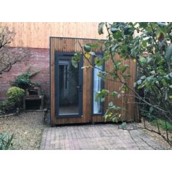 Studio de jardin - Kit&A - 9m² en kit tout isolé avec menuiseries extérieures et finition bois