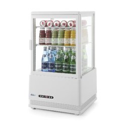 Vitrine de table, 58 litres - blanc - 233610