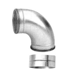 Coude à 90° - diamètre 160 pour chauffe-eau thermodynamique EH77 - gamme Kaliko - 100007557