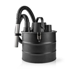 Aspirateur de cendres 18L 800 W sans sac – Filtre HEPA, Cendres chaudes et froides Idéal Cheminée, Poêle à bois& Barbecue NEDIS - noir 5412810316267