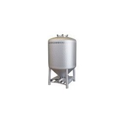 Cuve à pression en inox Cct-es-hl - Volume de 200L à 2300L - Modèle vertical avec échangeur thermique