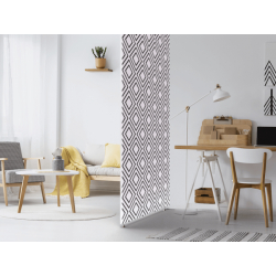 Cloison amovible en aluminium et toile tendue - Cubik - sur mesure