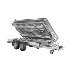 Remorque Tri-benne SARIS - 360 x 176 - PTAC : 3500 kg - 2 Essieux - Freinée - Heavy Duty Reference - K3 360 176 3500 2 HDS E