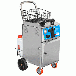 Générateur de vapeur professionnel mobile SCS 3 300 A - 3300 W, aspiration intégrée, compact et maniable