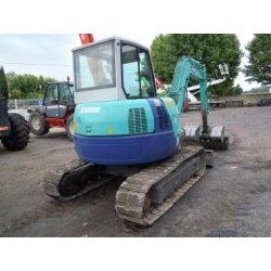 Mini-pelle Imer 45 NX - 2004 - 4400 heures - Attache rapide Morin - 3 godets