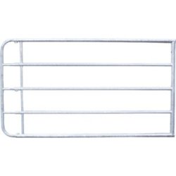 Barrière d'herbage - porte de prairie extensible en acier galvanisé - hauteur 1.10 m - extensible d'1 m
