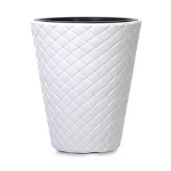 Prosperplast - Pot MATUBA 14 L avec réservoir - 30x30x35 cm, coloris Blanc - blanc ZA3016