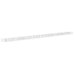 Helloshop26 - Jardinière lit surélevé plantes fleurs jardin à gabion acier galvanisé 450 x 30 x 10 cm 02_0001297 - acier 3000076671538