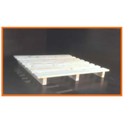 Palettes en bois 2 entrées - Multirotation - Fabrication automatisée et sur mesure jusqu'à 7.50m
