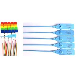 Scellé de sécurité plastique réglable - Personnalisable - Longueur 550 mm - GARANTIS 6