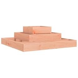 Helloshop26 - Jardinière bac lit surélevé plantes fleurs terrasse jardin 80 x 80 x 27 cm bois de douglas massif marron 02_0037896 - marron Bois mas