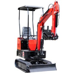 Mini-pelle 1 tonne moteur Koop 7 kW 1 cylindre MW Tools MG10B