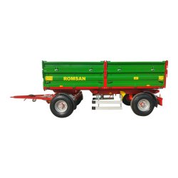 R 50 CSGA - Benne agricole à double essieu - Romsan - Capacité 5000 kg