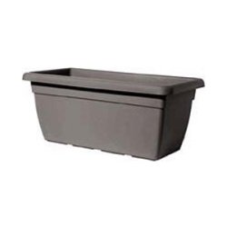 Jardinières Sylvia anthracite - 3 tailles disponibles avec options de plateau