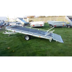 Remorque porte-engins lider 1.5t, 3.55m - 1 essieu