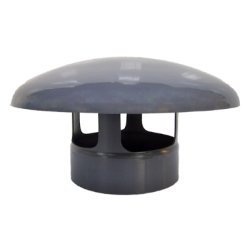 Chapeaux de cheminée - ventilation avec dôme bombé - diamètres 110 à 1200mm - formes rectangulaires 200 à 1500mm