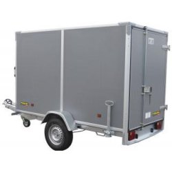 Fourgon Lider 41930 Trigano - Remorque fourgon freiné simple essieu, 750kg, 220x135x143