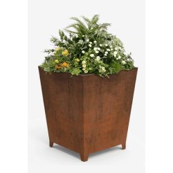 Jardinière en tôle d’acier Corten - Modèle ner um1202 - Durable et sans entretien