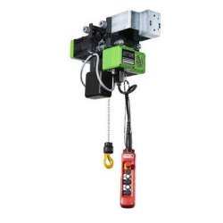 Palan électrique à chaîne 0,25t - Chariot électrique triphasé - Moteur tropicalisé - Hauteur de levée 6m (code: 8539)