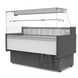 Vitrine réfrigérée Araya VD Isotech - +2°C à +8°C - Vitrage droit, éclairage LED, groupe au gaz R290