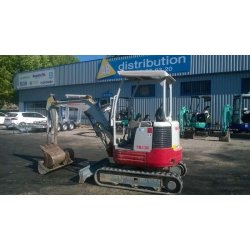 Mini-pelle Takeuchi TB 23 R - 2005 - 2T5 - Attache rapide, 2 godets de terrassement et 1 godet de curage
