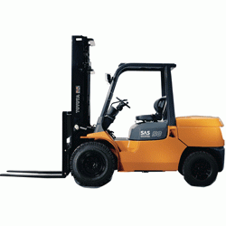Chariot élévateur thermique Toyota série 7 FG 50 - avec Système Actif de Stabilité (SAS)