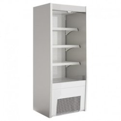 Vitrine réfrigérée murale blanche avec 3 étagères et groupe logé - 680x660x1900 - VM680B