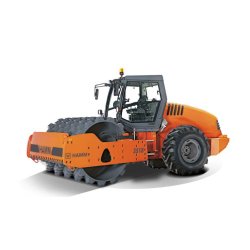 3518 P H176 - Compacteur monocylindre à pieds dameurs - Hamm - Poids 18 025 kg