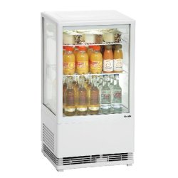 Mini vitrine réfrigérée 58L, blanche 700258G Bartscher