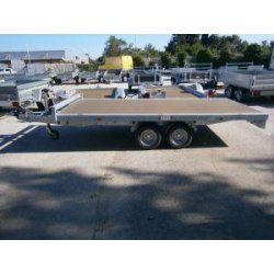 Plateau nu 355x180 cm - 2000 kg PTAC - 2 essieux - Lider