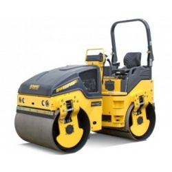 Rouleau compacteur double bille 1,40m - engin multi usages pour petits et moyens chantiers