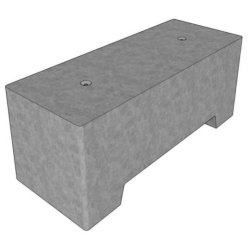 Bloc béton anti-intrusion Megasecure - Résistant aux impacts pour infrastructures sensibles et sécurité optimale