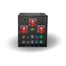 115-01-391 - Coffret de distribution Indu Electric avec prises pour rack 19″ - Powerlock, MCCB 400A et CEE 125A
