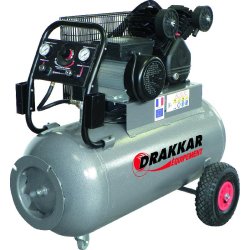 DRAKKAR EQUIPEMENT - Compresseur 100L 3CV Mono - 11209 - 400V Tri - 9 bar - 347 l/min