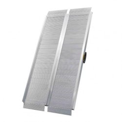 Rampe d'accès PMR pliable - Longueur : 1250 mm - Charge max : 272 kg - Marque : Rolléco