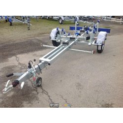 Porte bateau - Chemin de rouleau central cassante - SW845 - PTAC : 1300Kg - 1 essieu Freiné - Référence SW845M16 - Sun Way