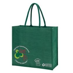 Sac écologique en fibre de jute recyclable - 43x40x19cm - Réf FRACMAD8P