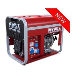 Groupe électrogène silencieux Ge S-6000 YDM - Mosa - Moteur diesel Yanmar - 5 kVA - Fréquence 50 Hz