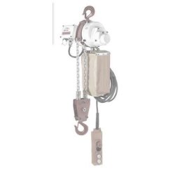 Palan électrique à chaîne 1t - crochet de suspension - monophasé - norme CE - code 14884