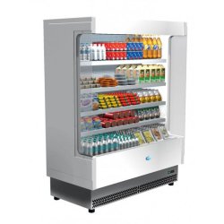 Vitrine murale laquée - Froid ventilé - Pour produits laitiers, fromage, charcuterie - Référence: BARI P80/133 LSG
