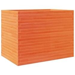 Helloshop26 - Jardinière bac lit surélevé plantes fleurs terrasse jardin cire 90 x 60 x 68,5 cm bois de pin massif marron 02_0038524 - marron Bois