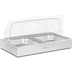 Royal Catering - Vitrine pour buffet - 2 x 4 l - Royal Catering - 535 x 335 x 250 mm - 4062859058430
