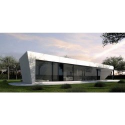 Studio de jardin ISK35 - Construction modulaire en acier avec bardage bois - Surface de 30 m²