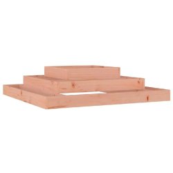 Helloshop26 - Jardinière 3 niveaux jardin extérieur 110 x 110 x 27 cm en bois de douglas massif 02_0048484 - Bois massif 3000241317940