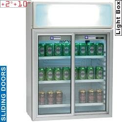 Vitrine réfrigérée de table 100 litres - Portes coulissantes vitrées - Modèle TOP11/T