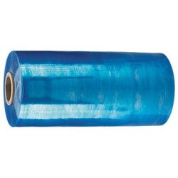 Film étirable machine cast alimentaire bleu translucide - 500 mm x 1700 m - Étirable 150% - Marque Cenpac