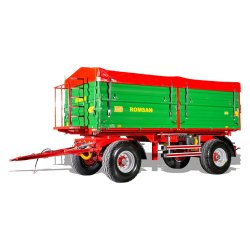 R 140 CSGA benne agricole double essieu - Romsan - capacité 14 000 kg