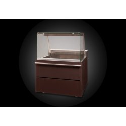 Vitrine froide MR100 - Trad ou Libre Service - Glace bombée ou droite - 1020 mm