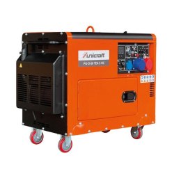 Groupe électrogène synchrone diesel Unicraft PG-D 80 TEA-S HC - 6731080 - compact et silencieux avec régulation AVR