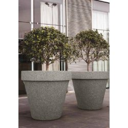 Jardinière en béton design Granpot - 390 litres - H100 x 110 cm - Ciment Green Seal à faible émission de CO2